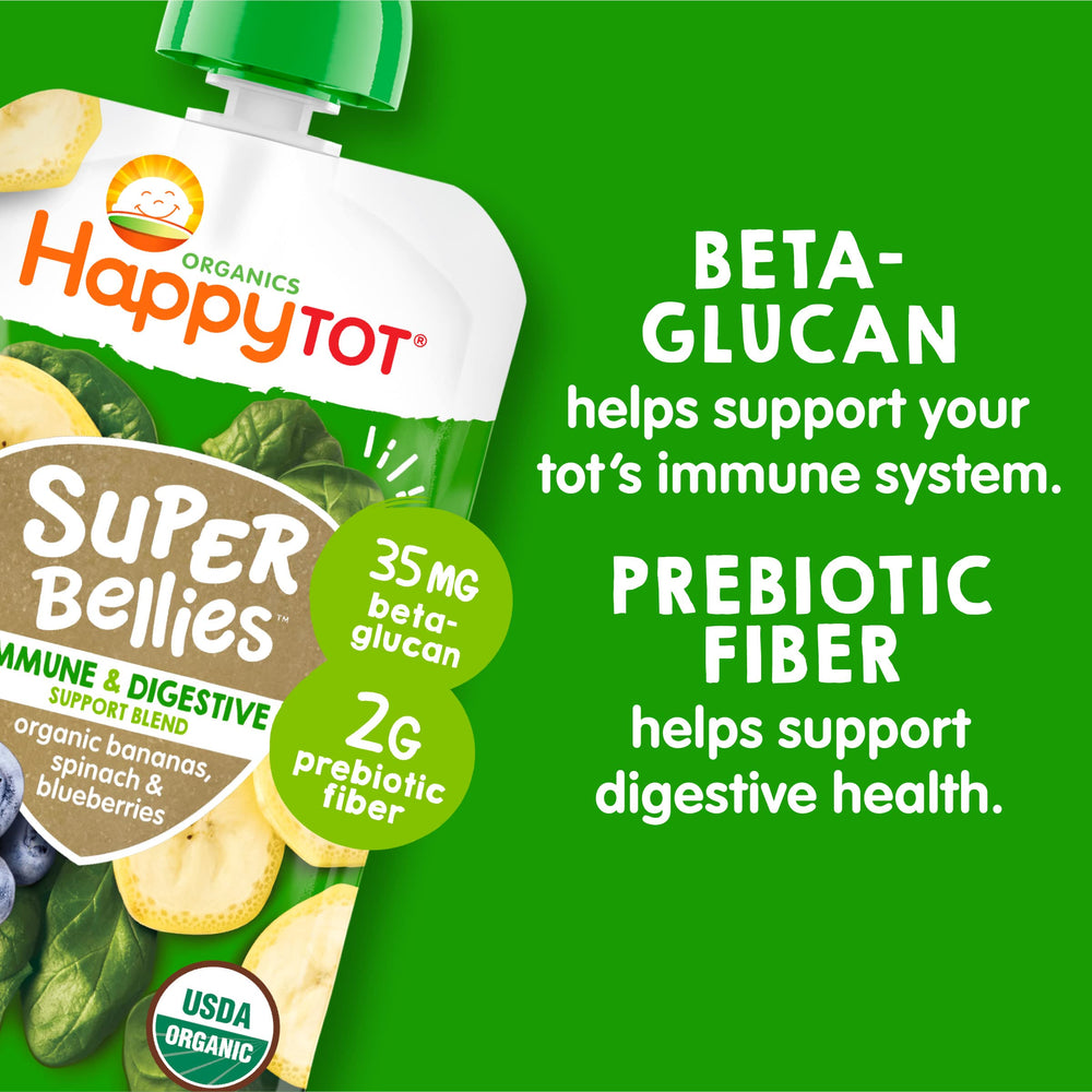 HAPPYTOT Organics Stage 4 serving idea for car rides and quick snacks
