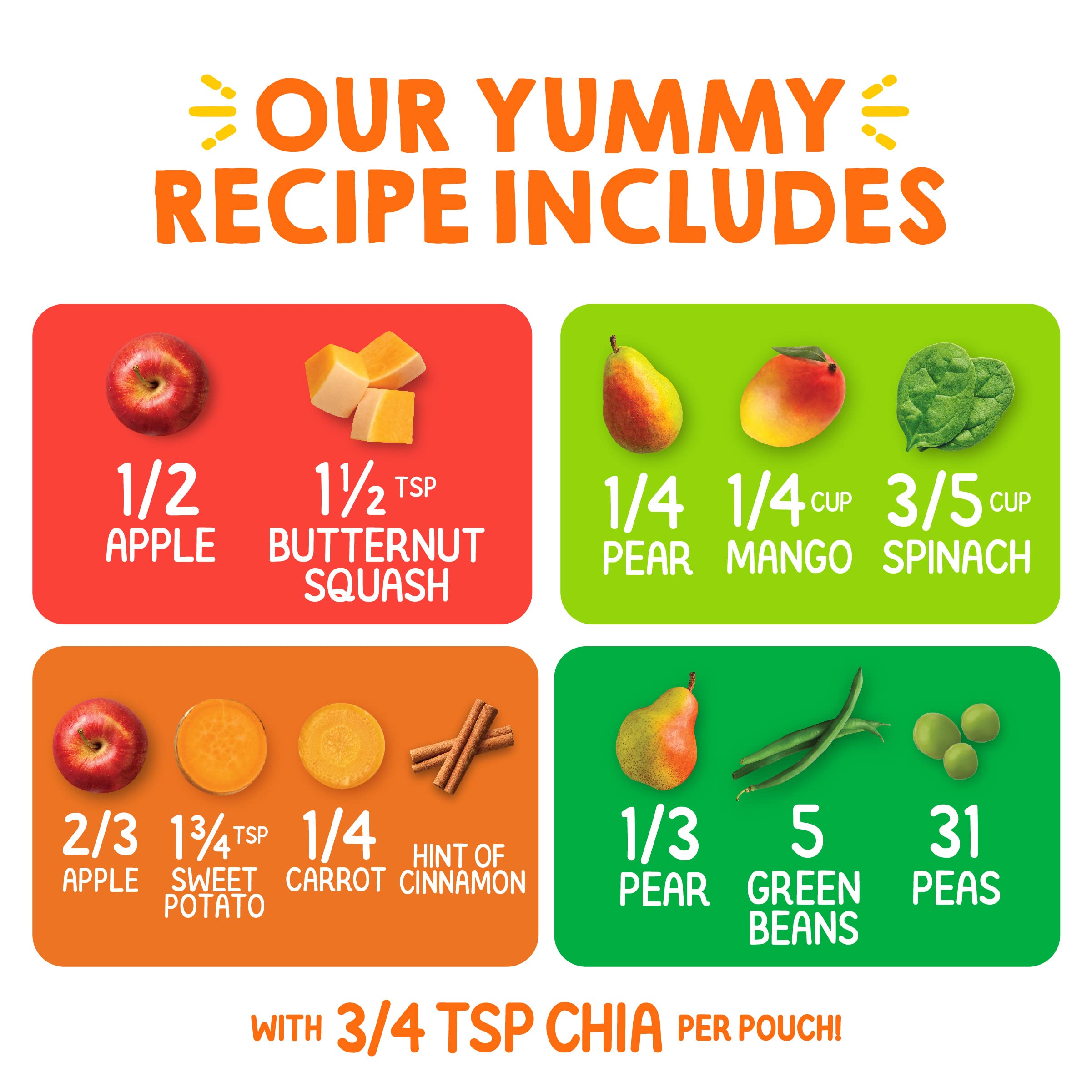 HAPPYTOT gluten-free vegan Stage 4 pouch on a clean surface.