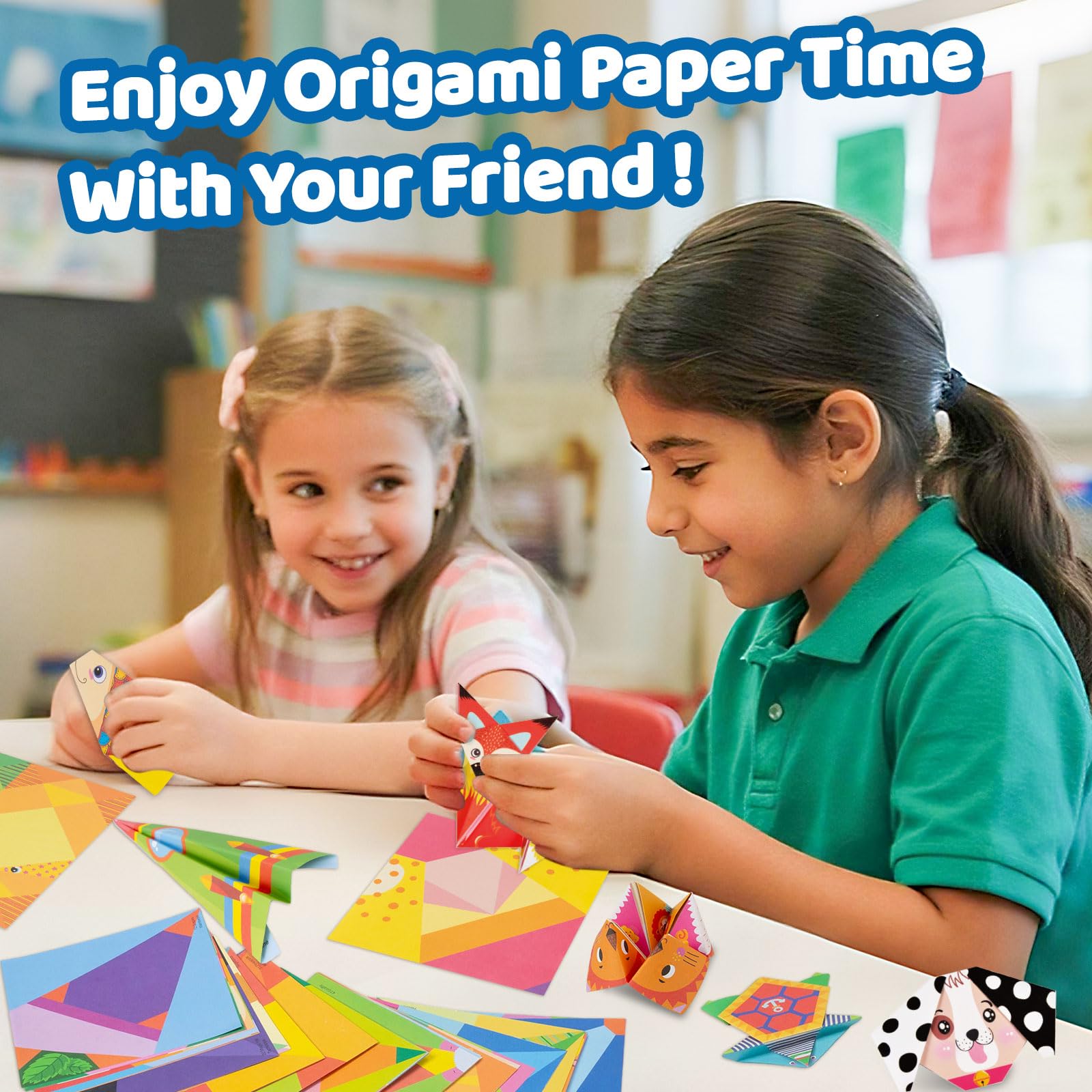 hapray origami kids crafting activity: engaging, educational pastime that boosts fine motor skills.