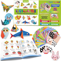 hapray origami kit contents: everything you need to start kid-friendly paper folding projects.