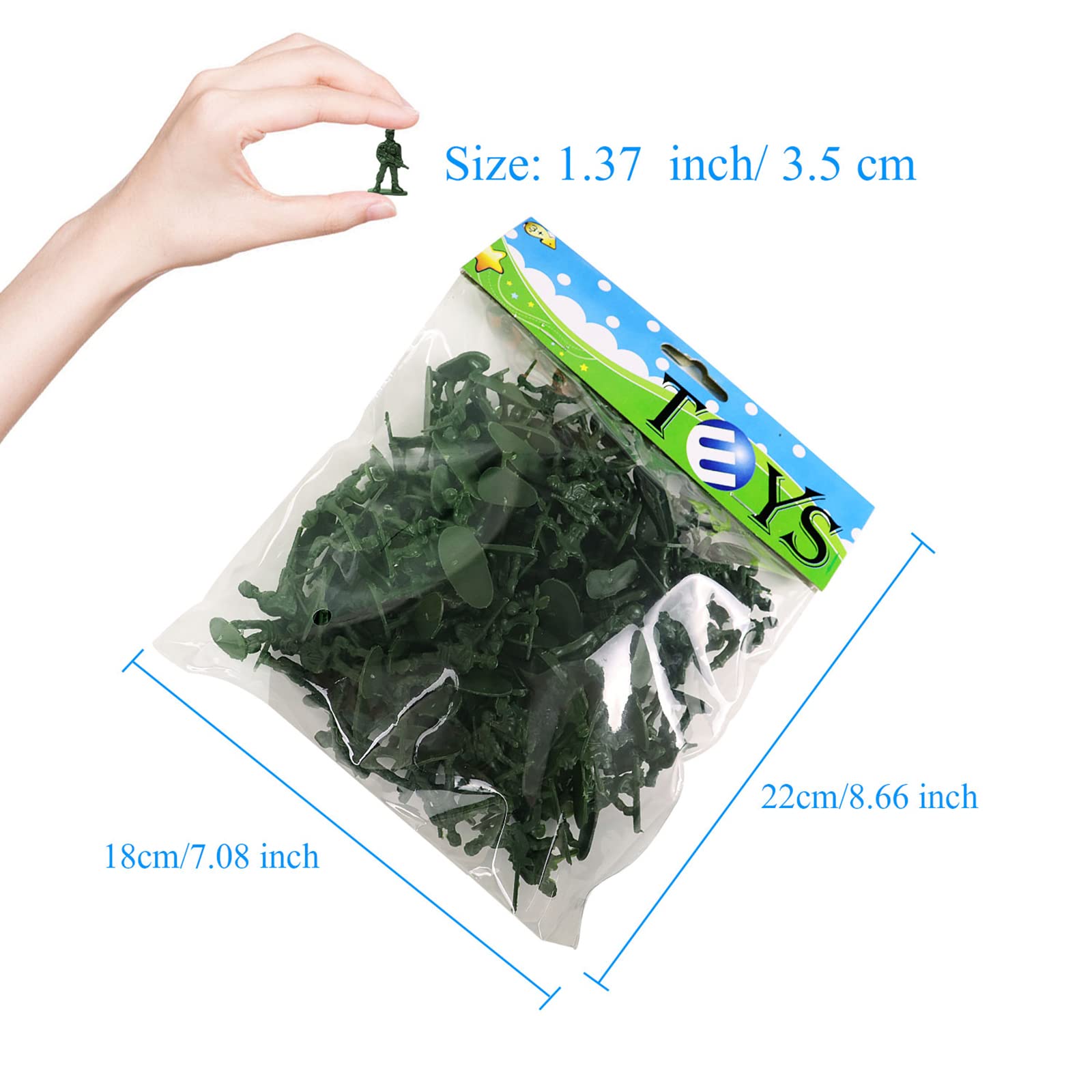 HAPTIME army soldiers cake decorations for army-themed parties