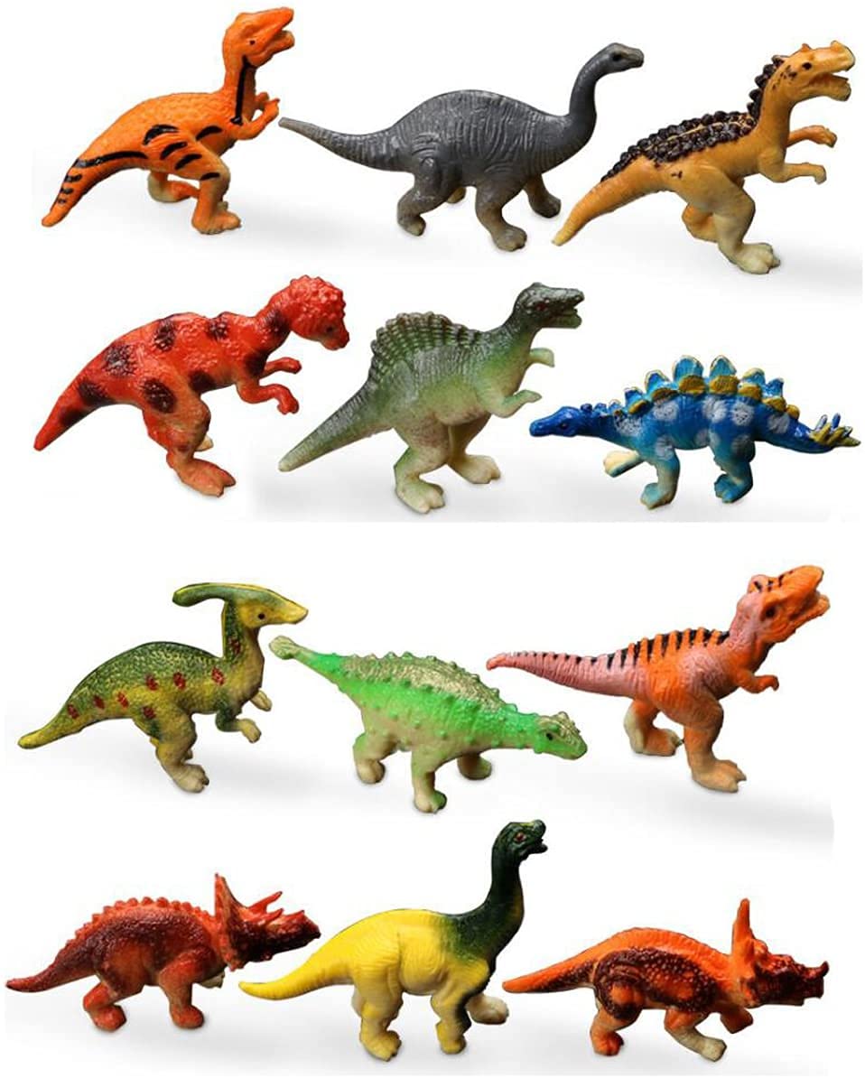 HAPTIME dinosaur mini figures for cake toppers and décor