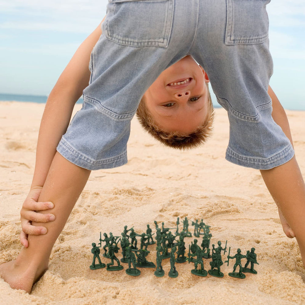 HAPTIME mini army men designed for dioramas and classroom projects