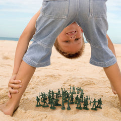 HAPTIME mini army men designed for dioramas and classroom projects