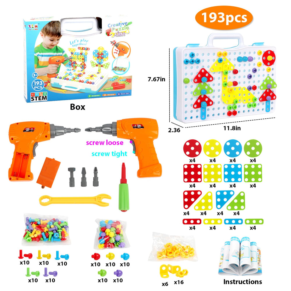HAPTIME STEM toy for ages 3-8 fosters early engineering curiosity