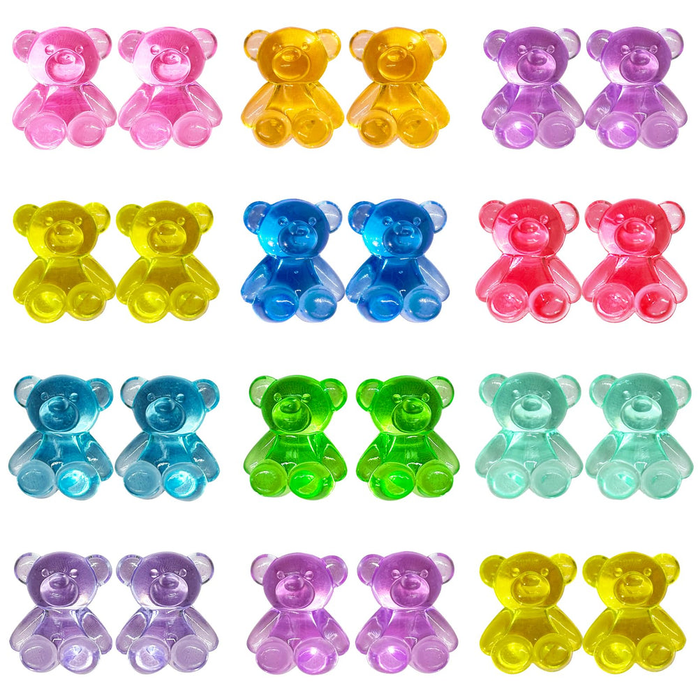 HAPTIME valentines bears in bright colors for classroom sorting and decor
