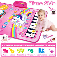 Hapyland music mat icons invite touch to switch instruments.