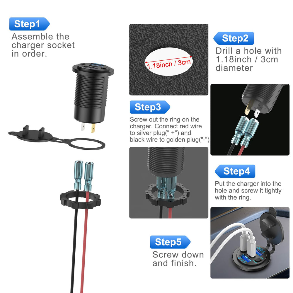 Hapytrip 78W waterproof design keeps charging in marine conditions.