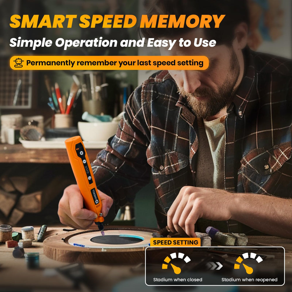 Hardell rotary tool with 5-speed settings adapts to different tasks