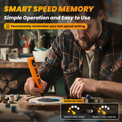 Hardell rotary tool with 5-speed settings adapts to different tasks