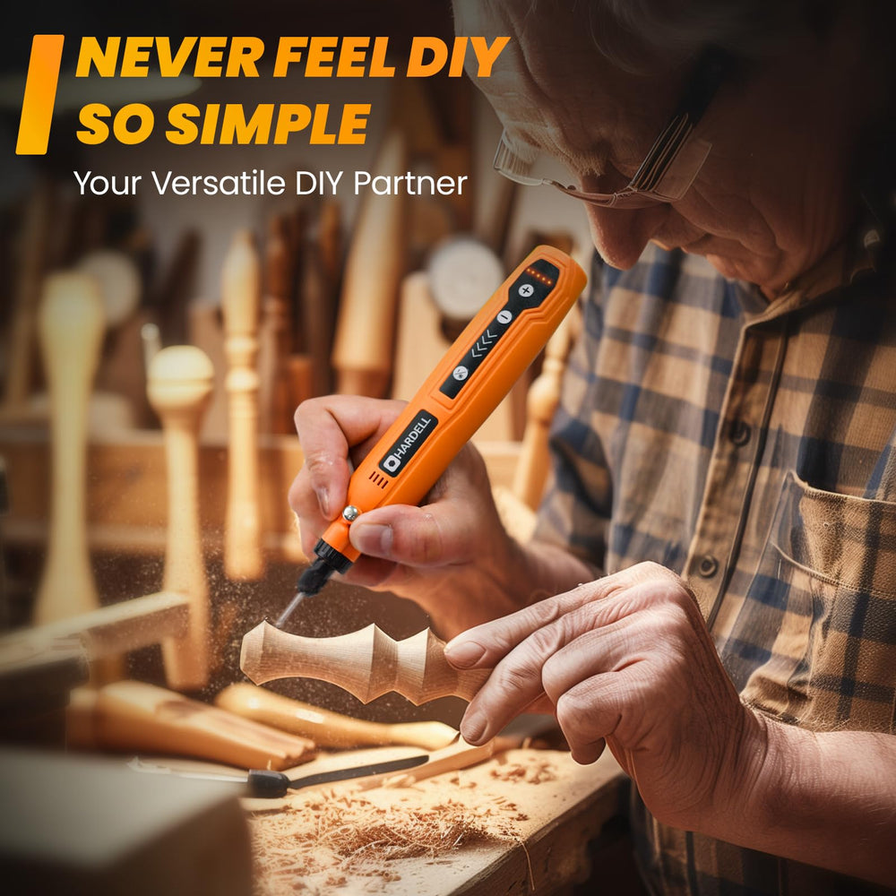 Hardell USB charging keeps your tool ready with convenient recharge on the go