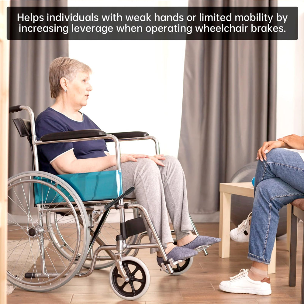 Hariendny wider wheelchair profile supports easier navigation in tight spaces.