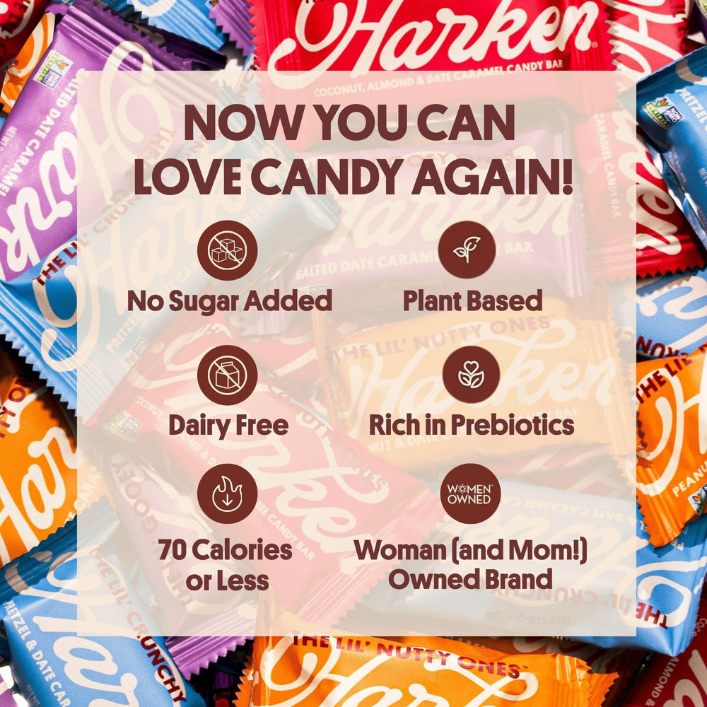 Harken Lil’ Ones crunchy peanuts bar—textured crunch for satisfying snacking