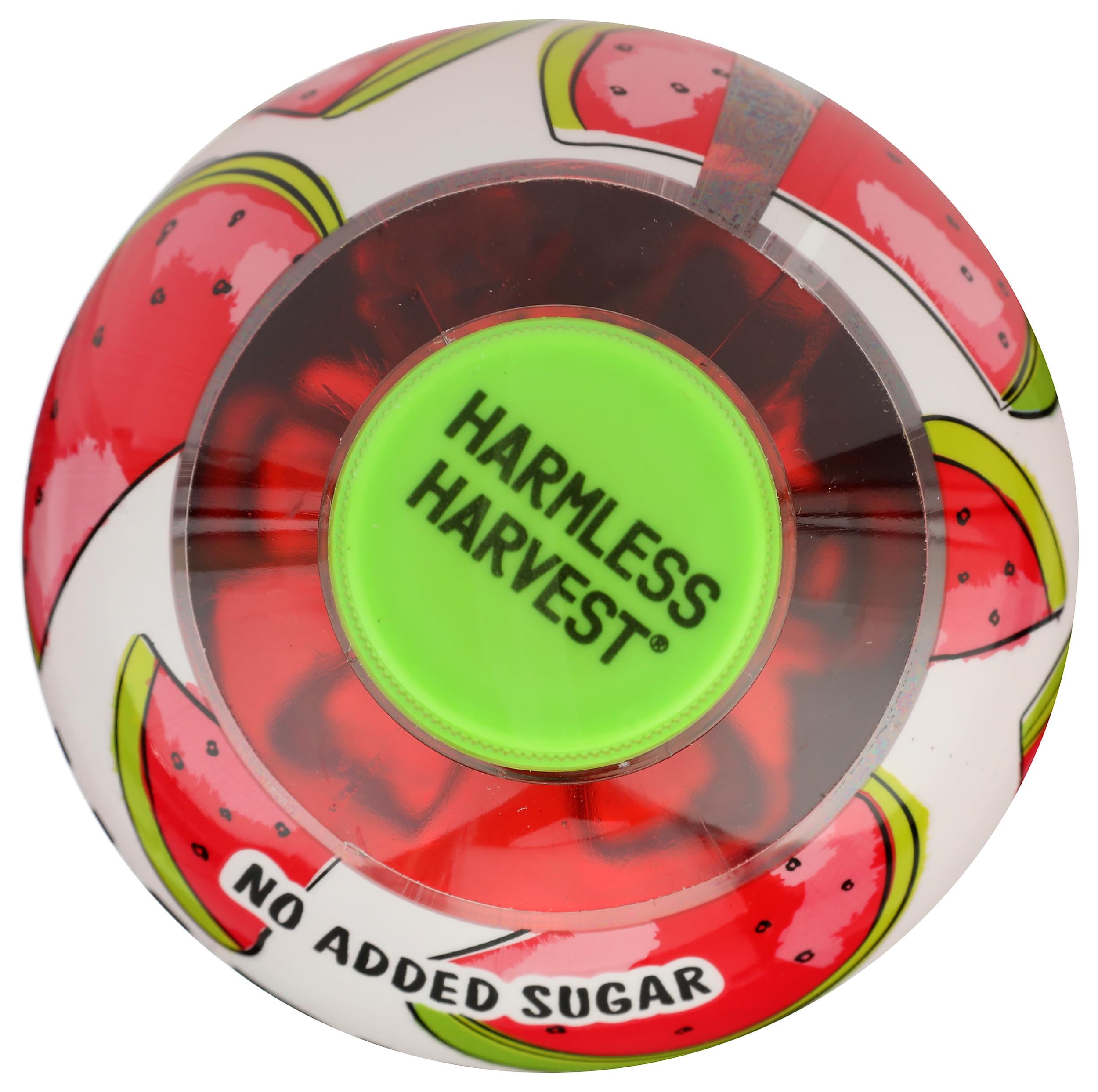 Harmless Harvest 32oz coconut water watermelon bottle ideal for sharing.