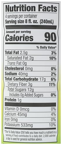 Harmless Harvest coconut smoothie original pour captures smooth, ready-to-drink consistency.