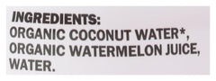 Harmless Harvest organic coconut water pour-ready bottle for on-the-go hydration.