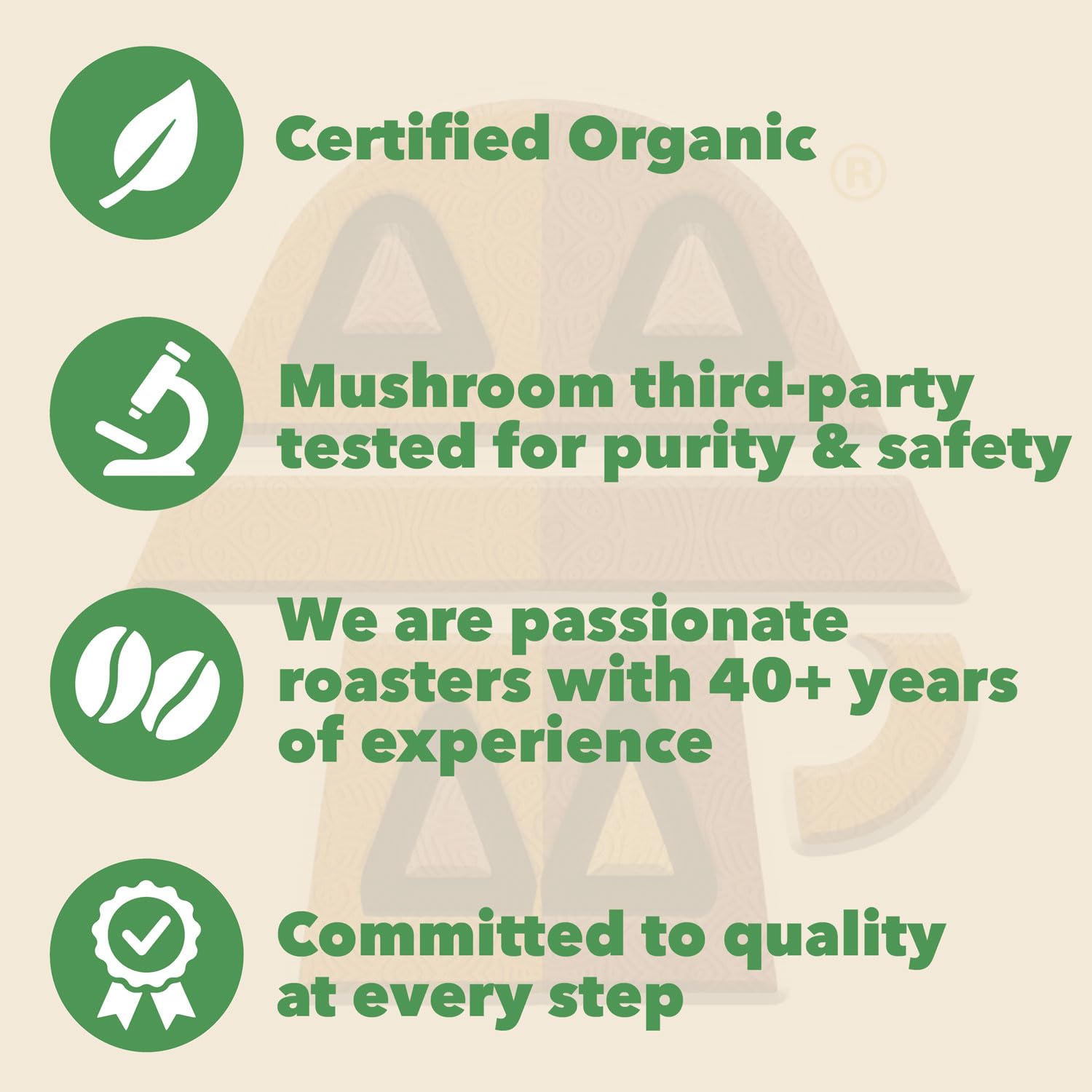 Harmonic Grounds 34-count mushroom coffee pod pack keeps mornings convenient.