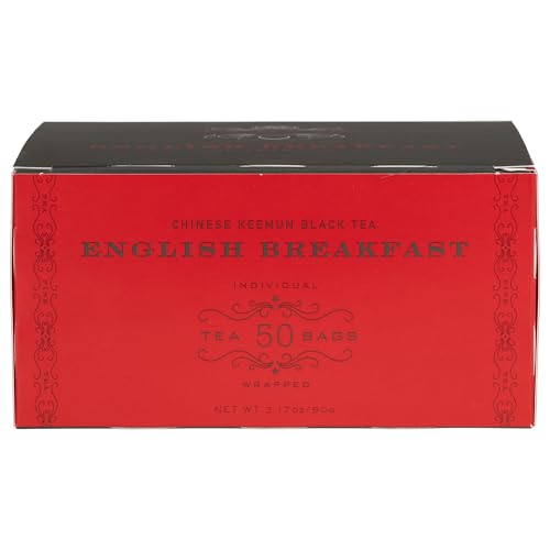 English Breakfast brew in a cup by Harney & Sons with brisk aroma