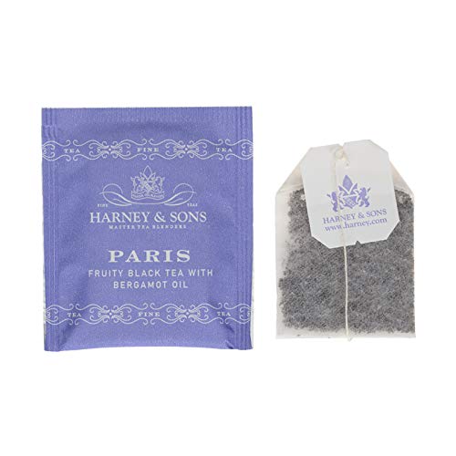 Harney & Sons Paris Black Tea—box of 50 teabags for daily use.