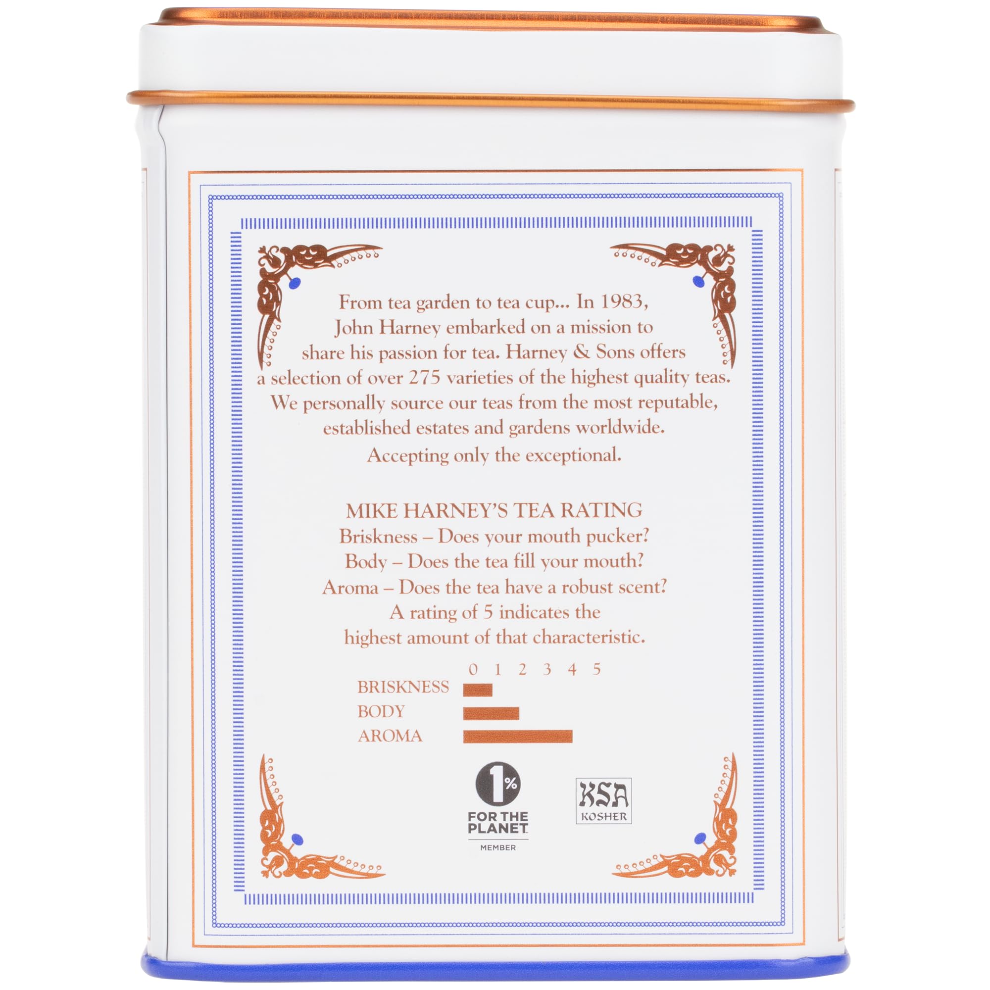 Cup with Paris tea steeping, revealing vanilla caramel and bergamot aroma.