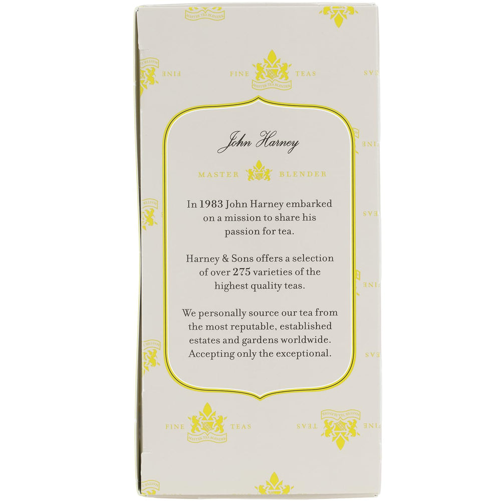 Steaming Harney & Sons Tropical Green tea inspires a refreshing afternoon break.