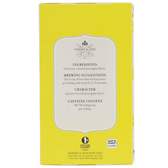Harney & Sons Tropical Green tea leaves release a tropical pineapple aroma.