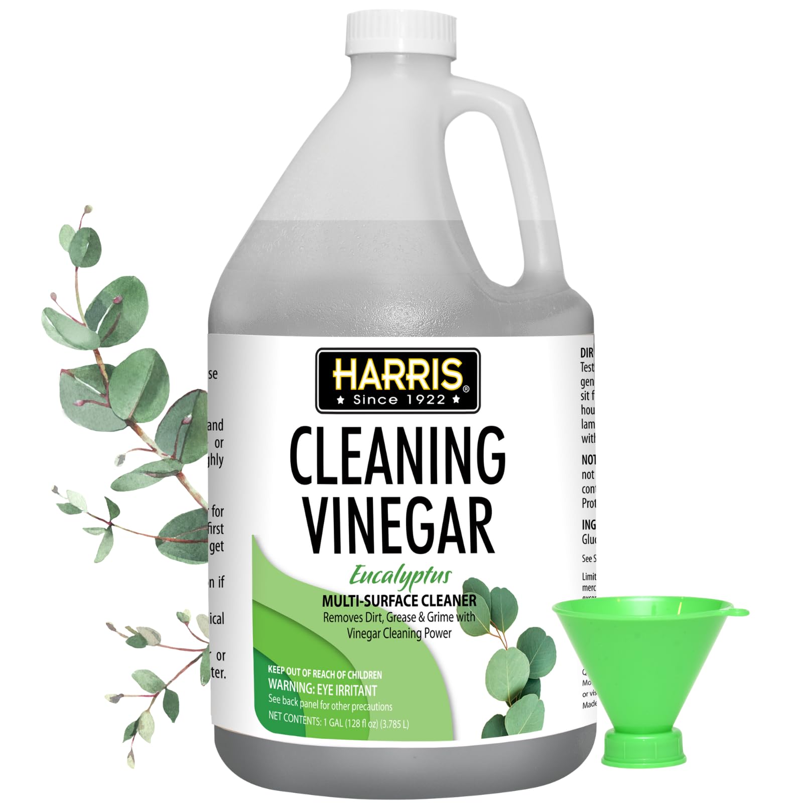 HARRIS Cleaning Vinegar bottle pour for fast, mess-free cleaning tasks.