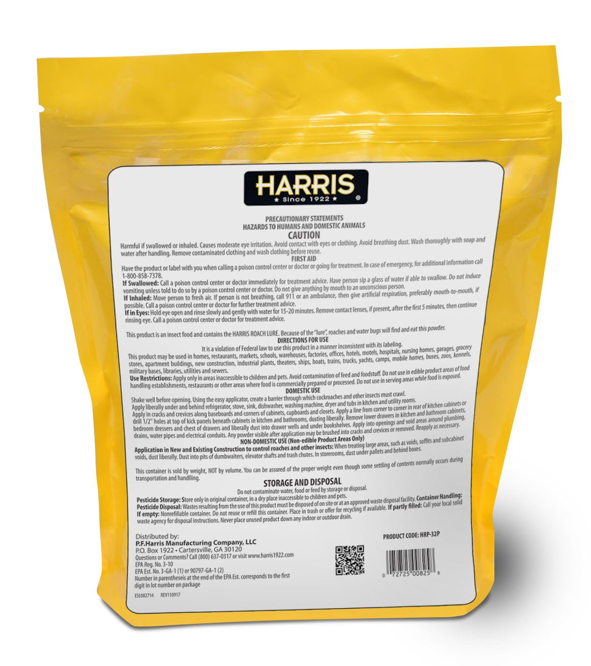 HARRIS powder duster with extended straw for easy application