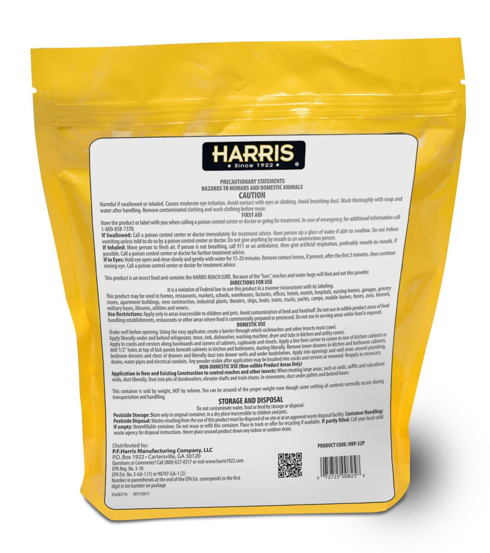 HARRIS powder duster with extended straw for easy application