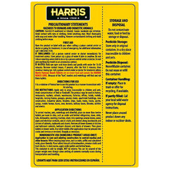 HARRIS Roach Tablets boric acid 40 percent close-up highlighting active ingredient.