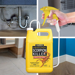 HARRIS Scorpion Killer extended trigger sprayer enables precise spraying.