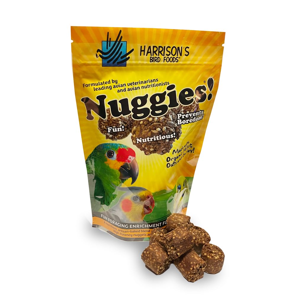 Harrison's Nuggies : morceaux croquants pour stimulation et enrichissement.