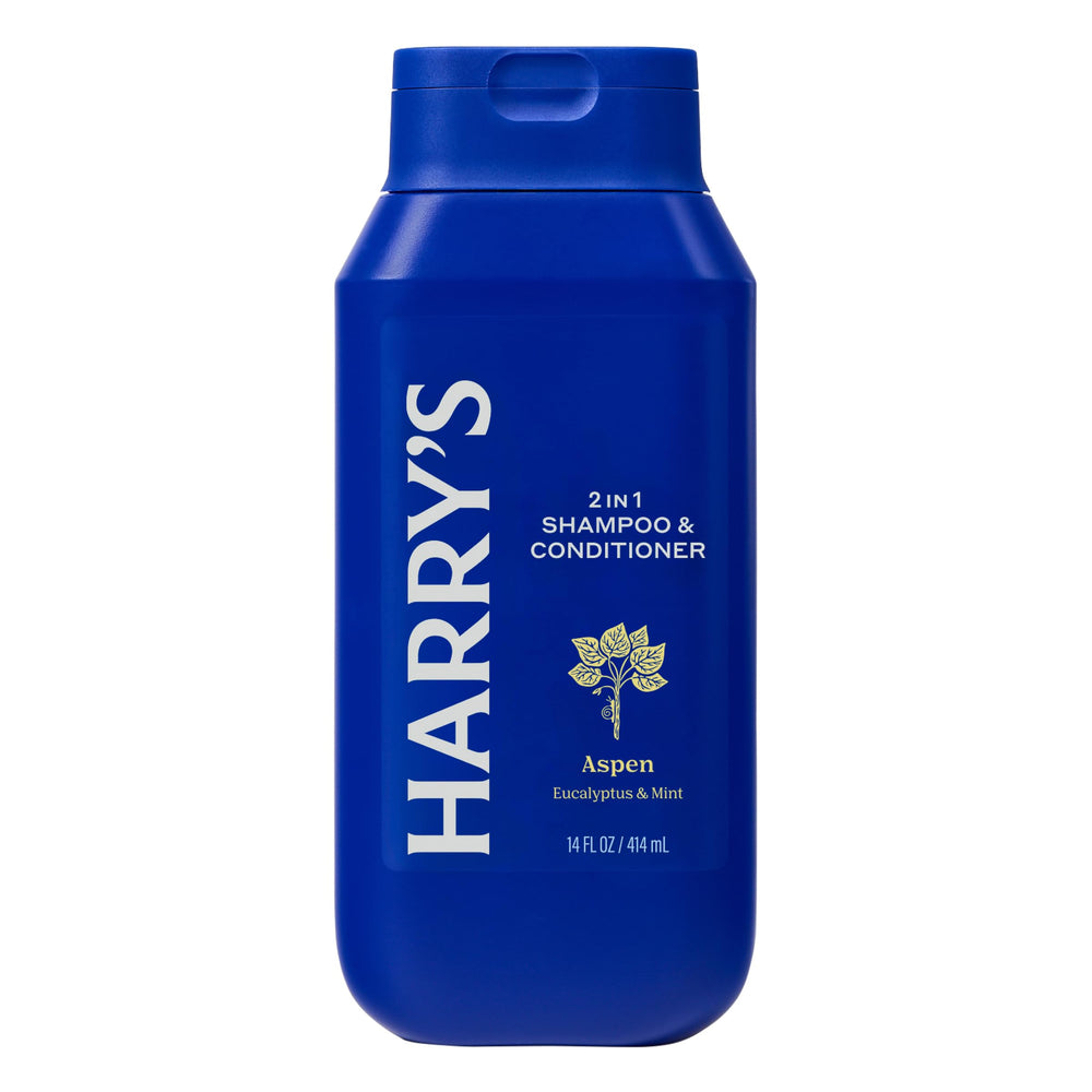Harry's 2-in-1 lather close-up shows creamy texture for balanced cleaning.