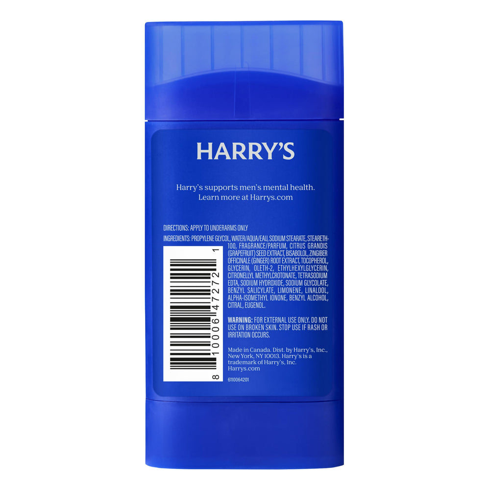 3-pack Harry's deodorant display for value and convenience