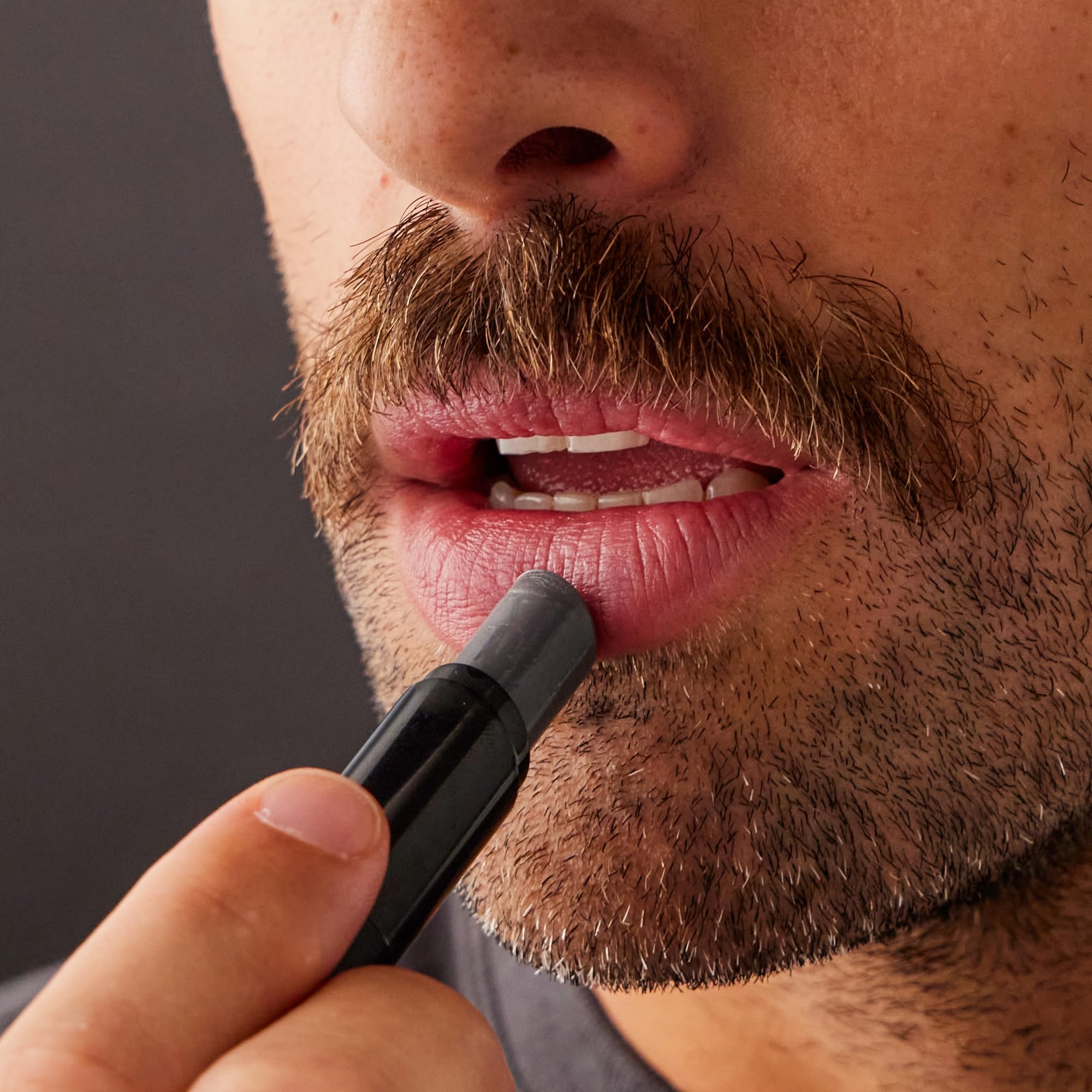 Clear finish on lips for daily wear.
