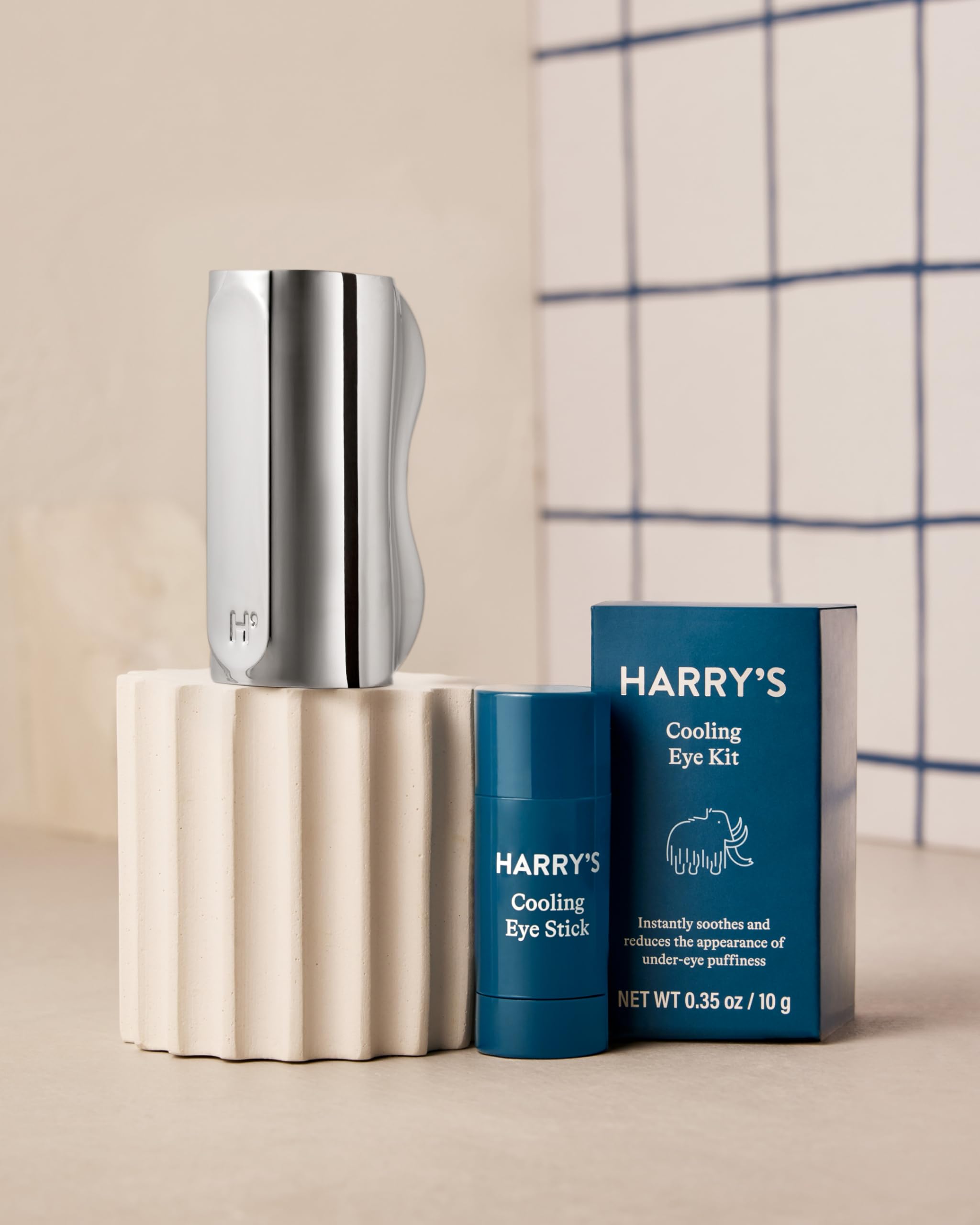 Harry's Cooling Eye Kit alcohol-free option for gentle daily use