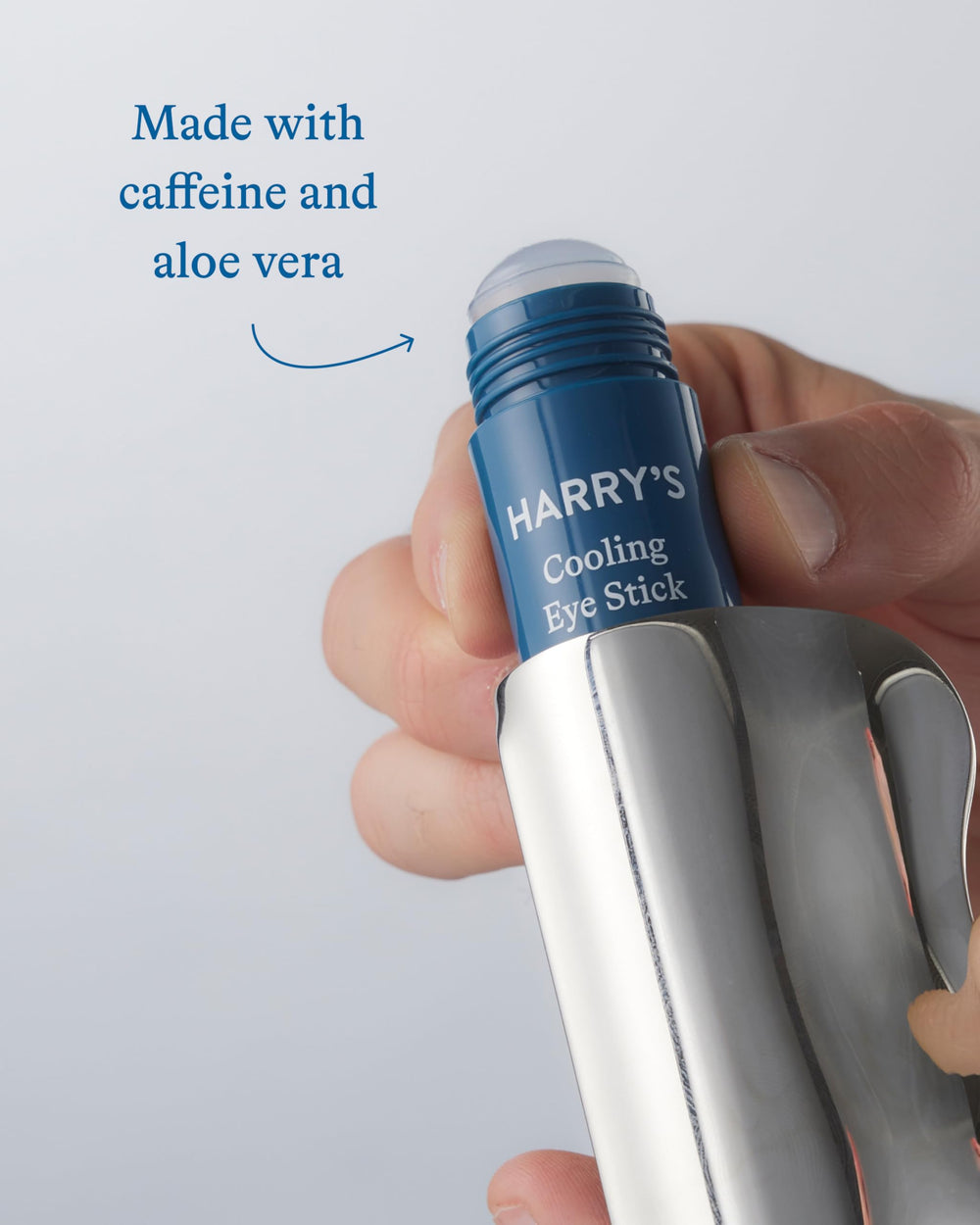 Harry's Cooling Eye Kit fragrance-free formula respects sensitive skin around the eyes