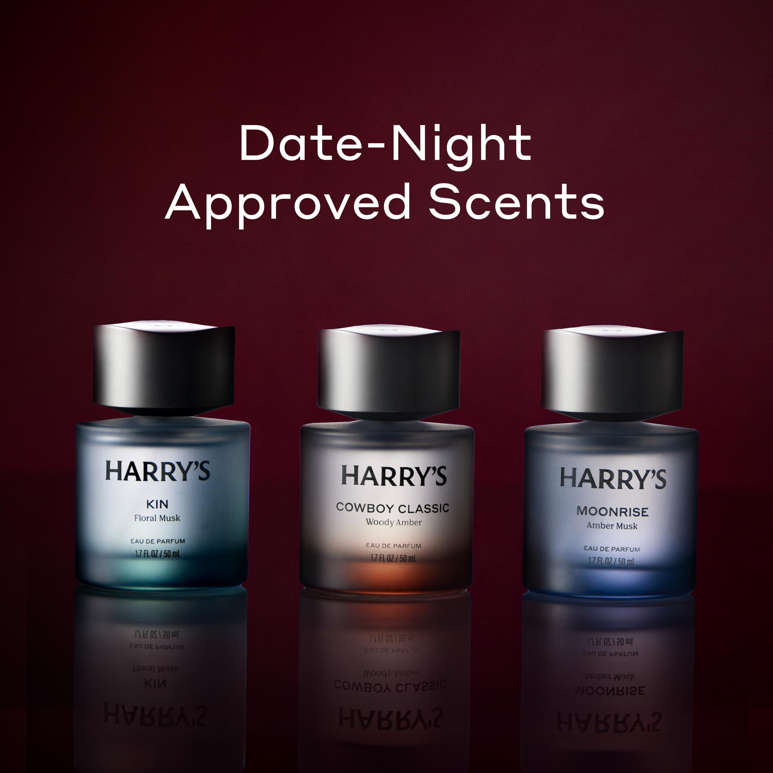 Harry's Cowboy Classic scent notes: musk, leather, patchouli for lasting depth