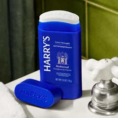 Harry's Redwood scent stick offers long-lasting confidence throughout the day.