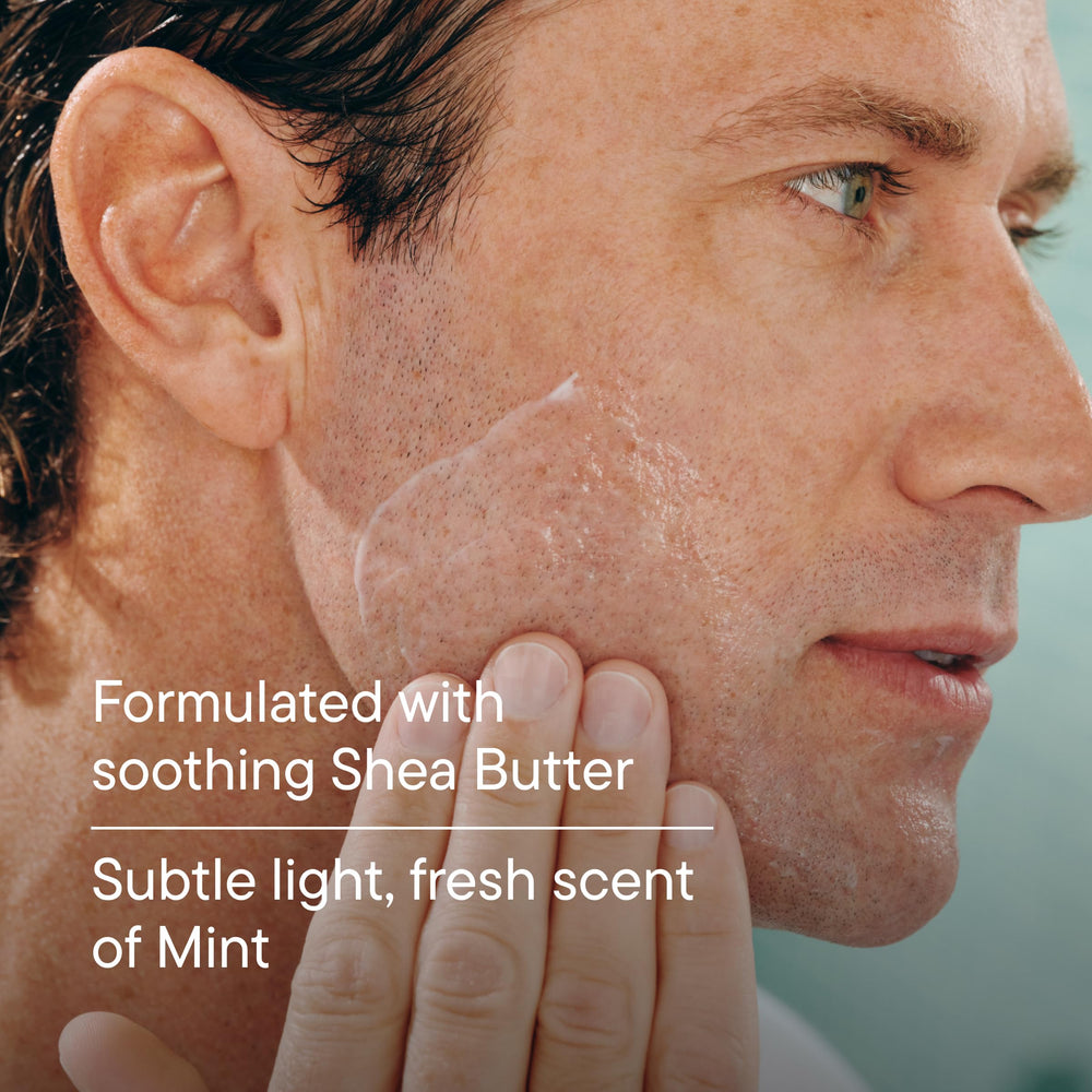 SPF 15 mineral-based protection icon on Harry's packaging.