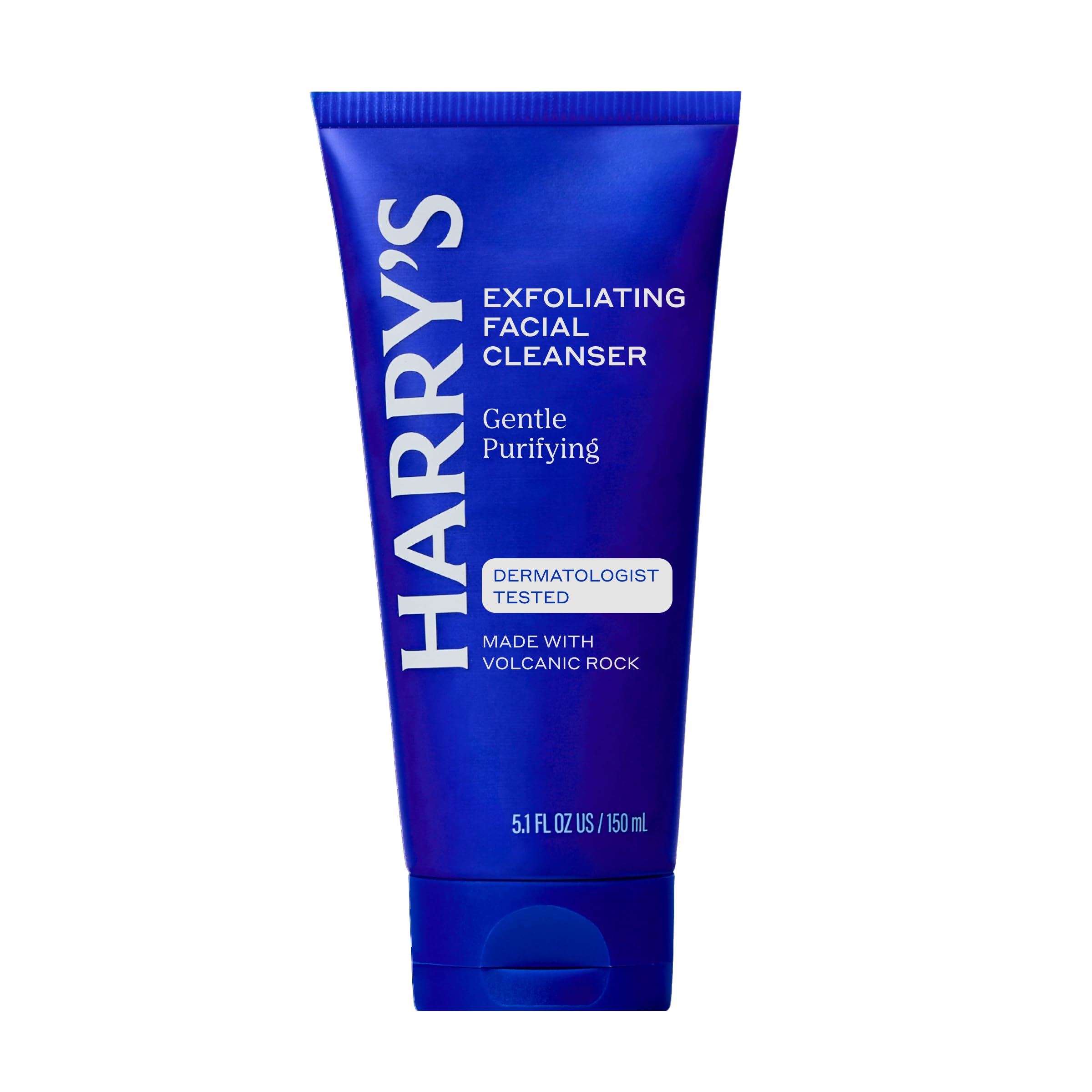 Harry's Exfoliating Face Wash helps skin feel smooth and hydrated after use.