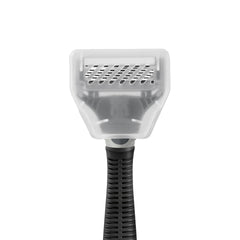 Harry's foaming shave gel provides rich lather and protection.