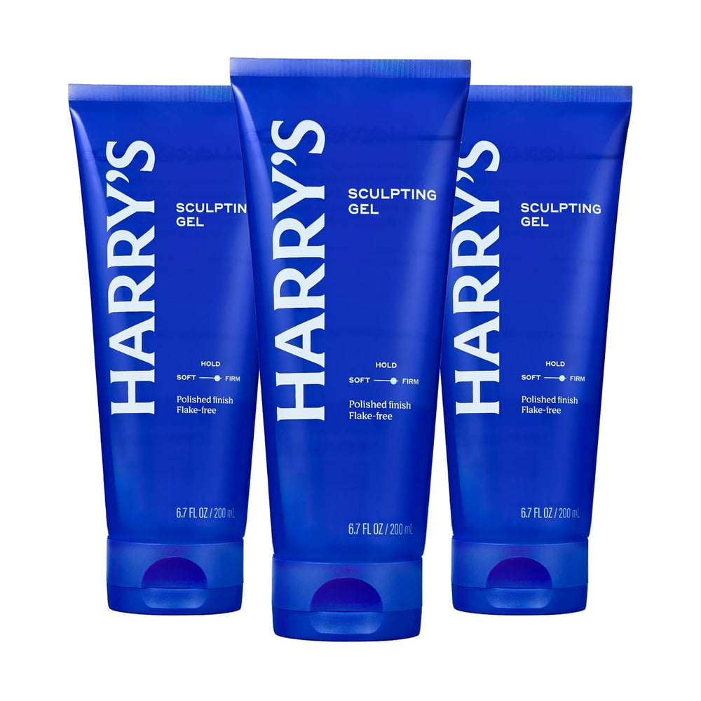 Harry's hair gel for men offers a firm hold with a flake-free finish.