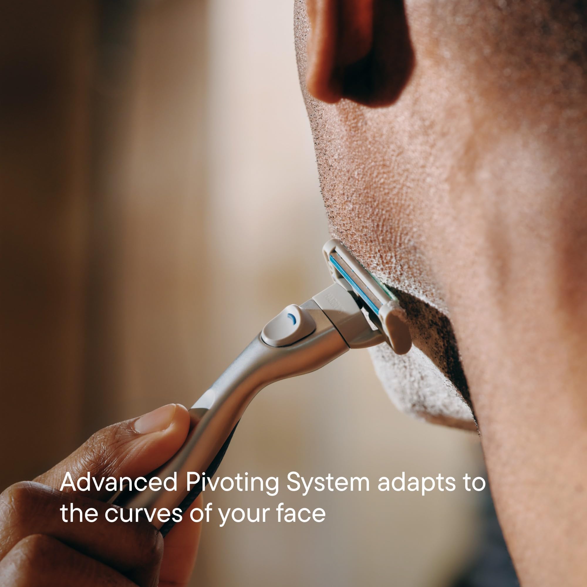 Harry's Plus five-blade technology delivers a close, smooth shave.