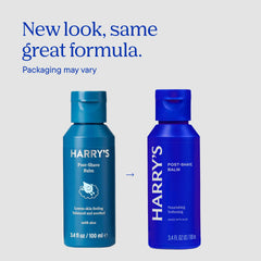Harry's Post-Shave Balm cucumber extract swirl for cooling sensation after shave