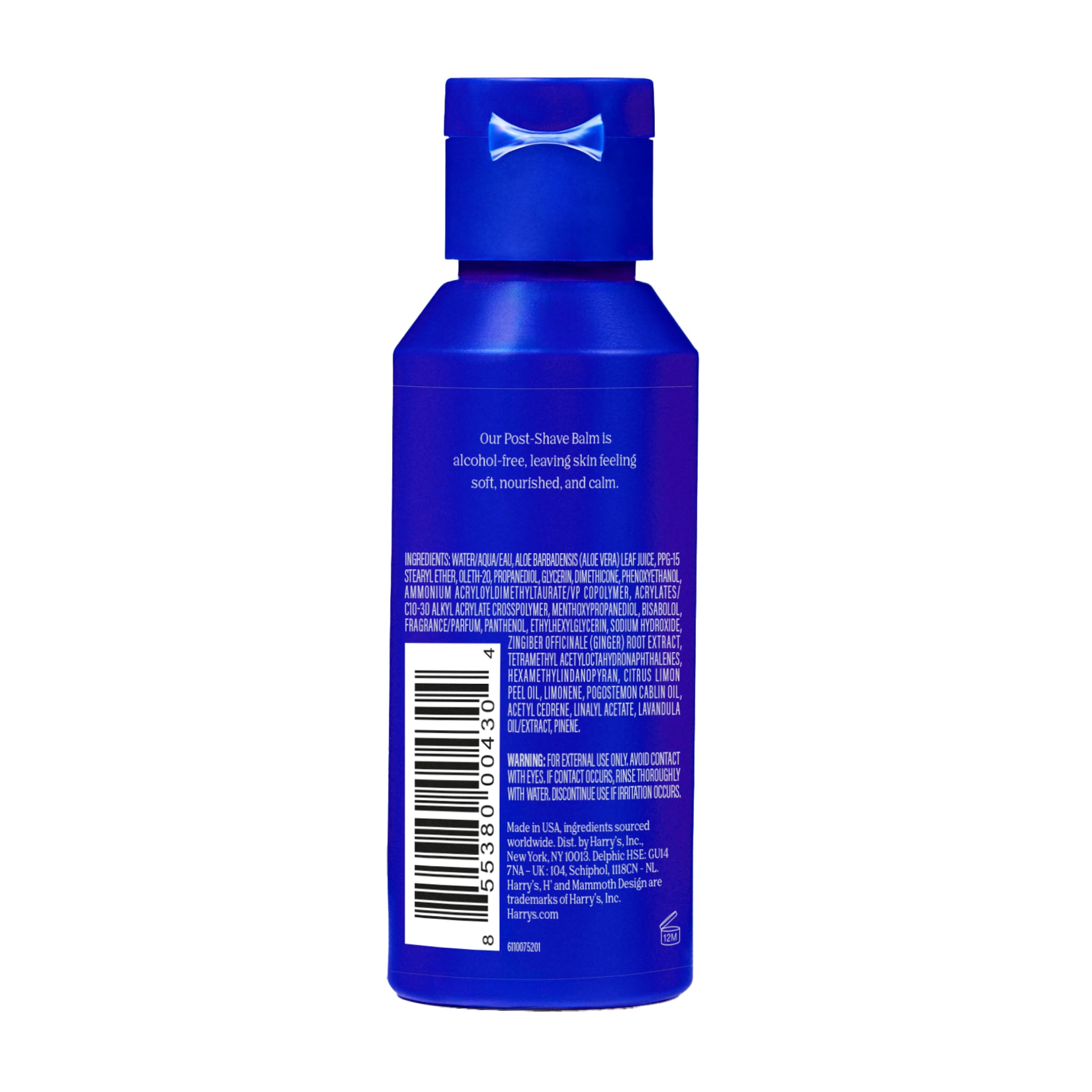Applying Harry's balm to dry skin for moisturized feel after shaving