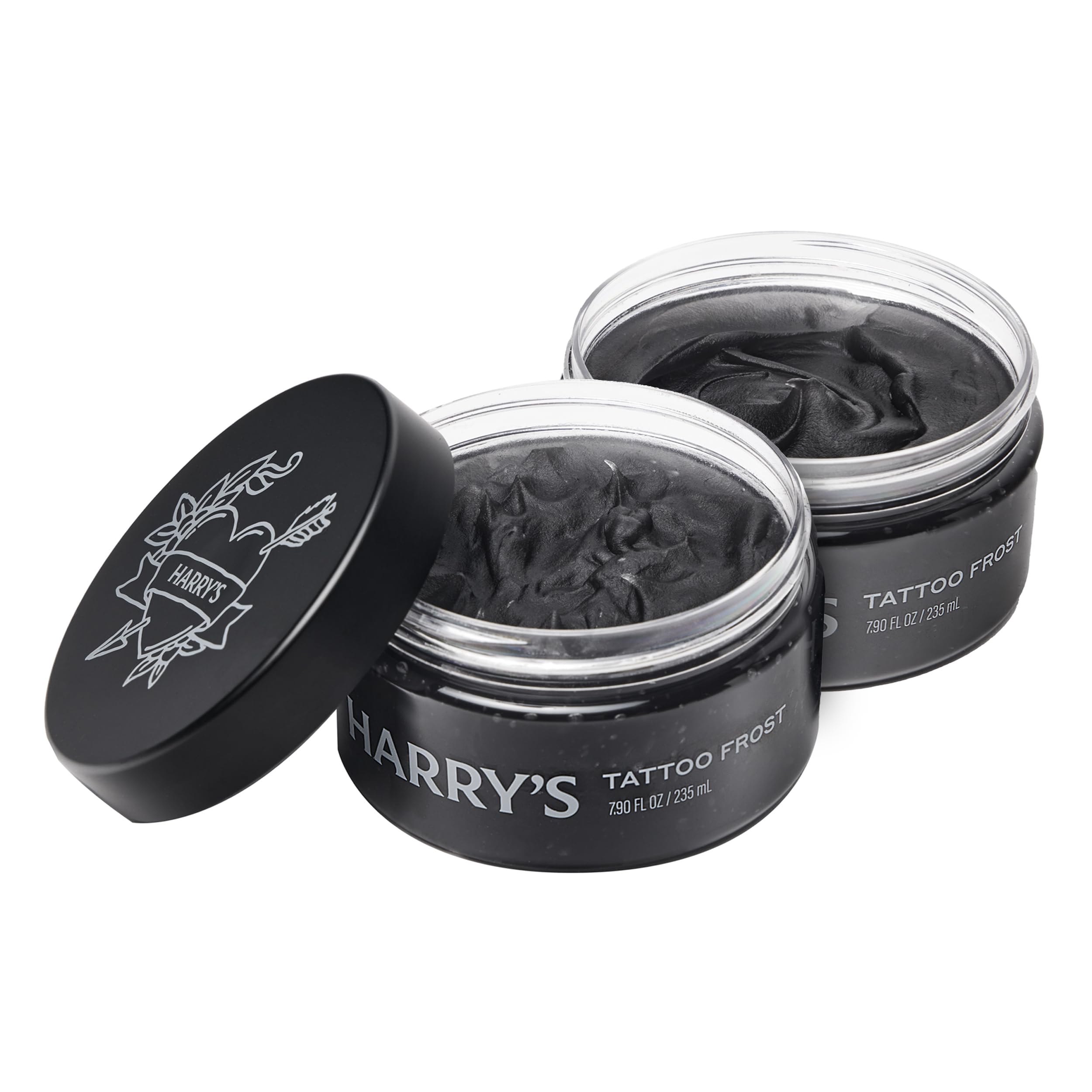 Harry's Tattoo Frost gel packaging front demonstrates premium branding for easy daily use.