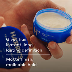 Harry's Texturizing Putty demonstrates matte finish and subtle texture in hair