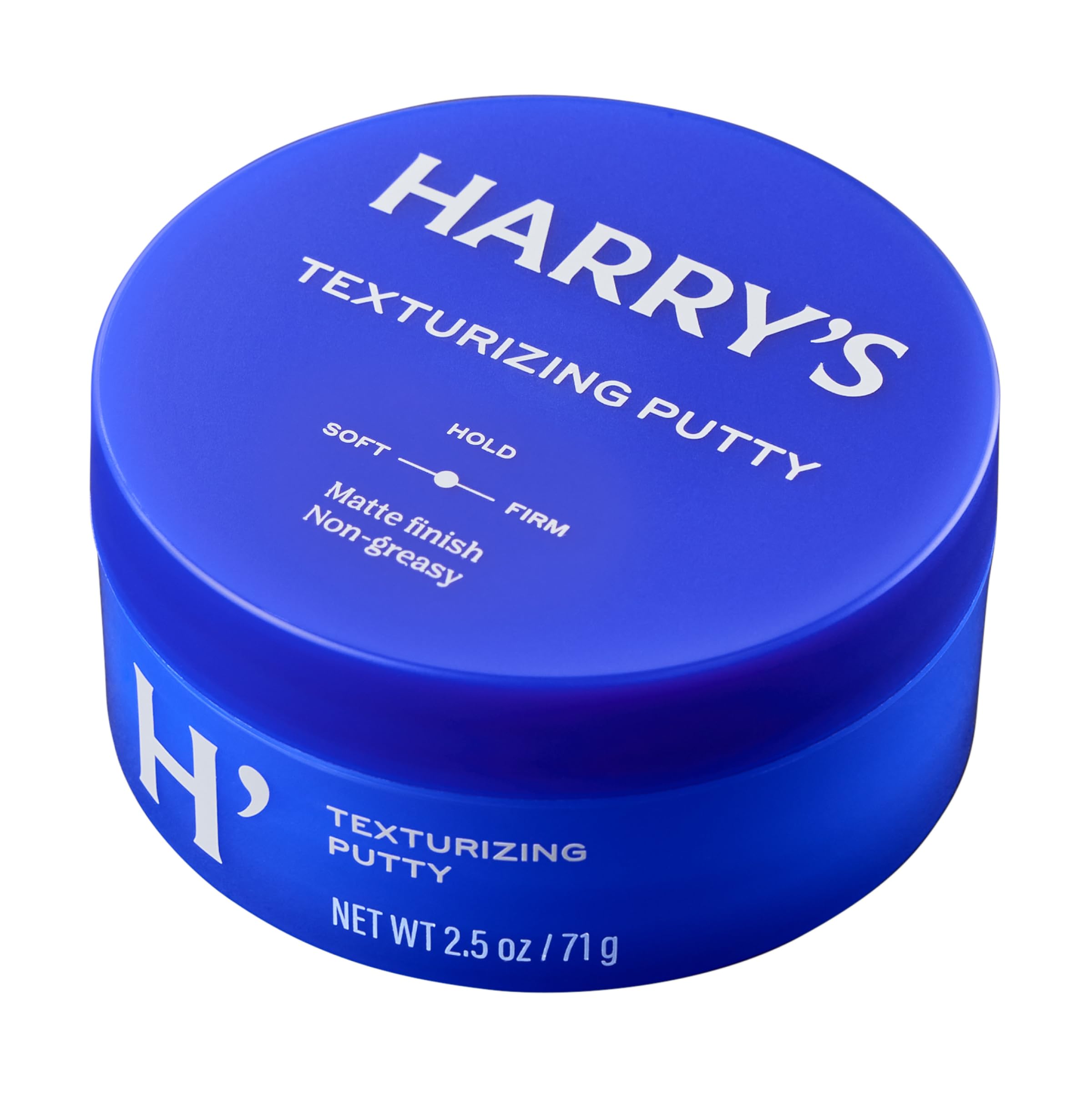 Harry's Texturizing Putty woodsy scent enhances grooming ritual