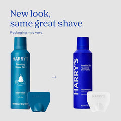 Harry's three razor blade refills for a close, consistent shave.